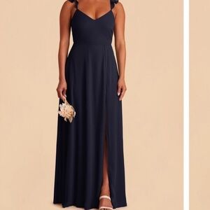 Birdy Grey Doris Chiffon Navy Dress